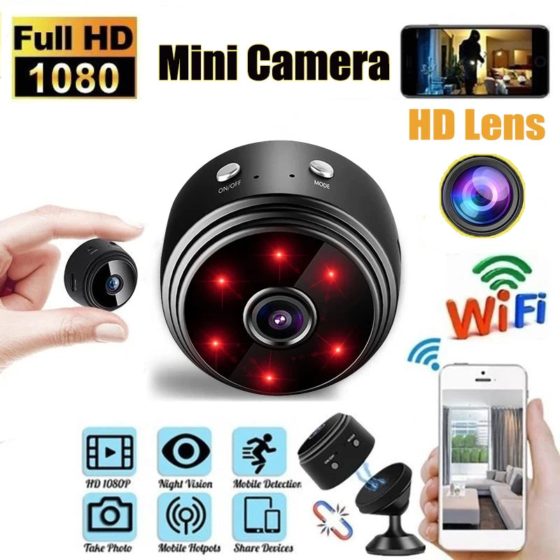 Born Royalty DOGGY Mini Wifi A9 Camera 1080P HD Wireless Monitoring 